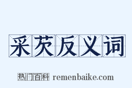 采芡反义词是什么意思的图片